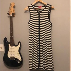 Betsey Johnson striped a-line dress